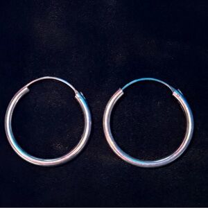 925 silver Hoop Earrings